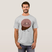 Gebackenes geräuchertes Schweinefleisch des T-Shirt (Vorne ganz)