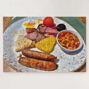 Gebackenes irisches Frühstück, Nordirland Puzzle