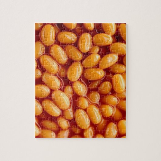 Gebackenes Puzzle der Bohnen (Vertikal)