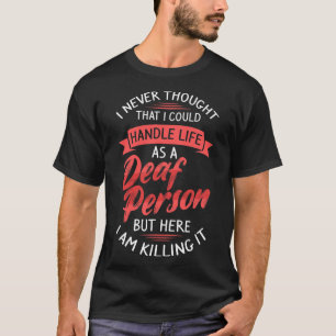Gebärdensprachbewusstsein für Hörverlust und Gehör T-Shirt