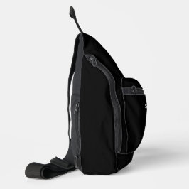 Gebärdensprachdolmetscher Schlinge Tasche Schwarz