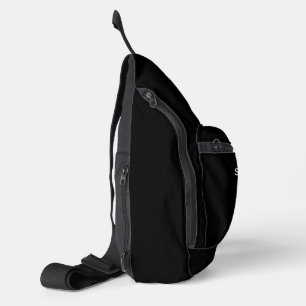 Gebärdensprachdolmetscher Schlinge Tasche Schwarz
