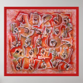 Gebärdensprache 2 poster (Vorne)