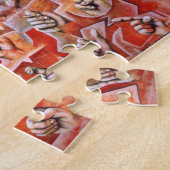 Gebärdensprache-Alphabetpuzzlespiel Puzzle (Seite)