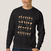 Gebärdensprache ASL Alphabet Deaf Geschenk Sweatshirt (Vorderseite)