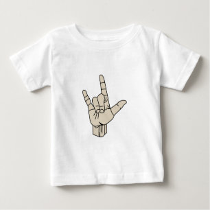 Gebärdensprache Baby T-shirt
