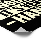 Gebärdensprache Es ist sehr praktisch, wenn man we Poster (Ecke)