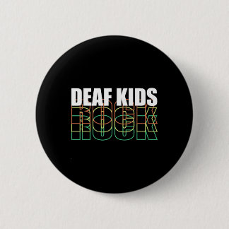 Gebärdensprache für gehörlose Kinder Button