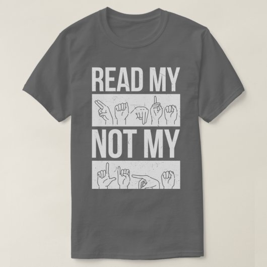 Gebärdensprache Gebärdensprache Gehörlosigkeit 3 T-Shirt (Design vorne)