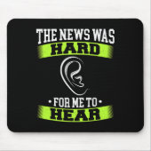 Gebärdensprache Handdolmetscher als tiefes Bewusst Mousepad (Vorne)