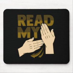 Gebärdensprache Handgeste Gehörlos Gehörverlust Be Mousepad