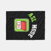 Gebärdensprache im Geheimen Fleecedecke (Vorderseite (Horizontal))