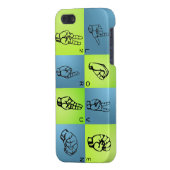 Gebärdensprache iPhone Fall Hülle (Rückseite links)