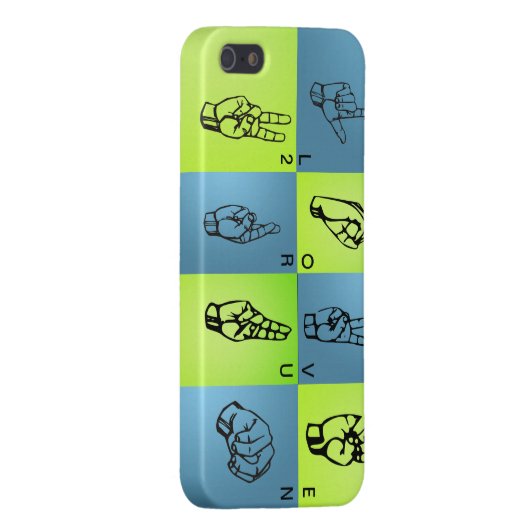 Gebärdensprache iPhone Fall iPhone Hülle (Rückseite rechts)