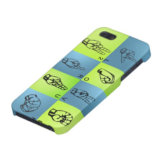 Gebärdensprache iPhone Fall iPhone Hülle (Unterseite)