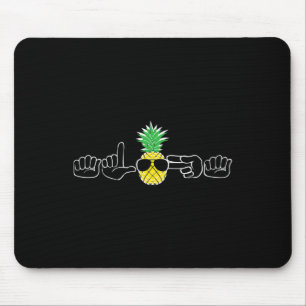 Gebärdensprache Kleidung Strand Gehörlos Gebärden Mousepad