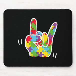 Gebärdensprache Liebe Gebärdensprache Autismus-Bew Mousepad