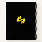 Gebärdensprache Notizbuch – ASL Notizen (Rückseite)