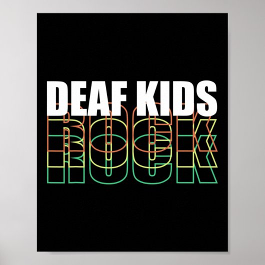 Gebärdensprache Poster (Vorne)