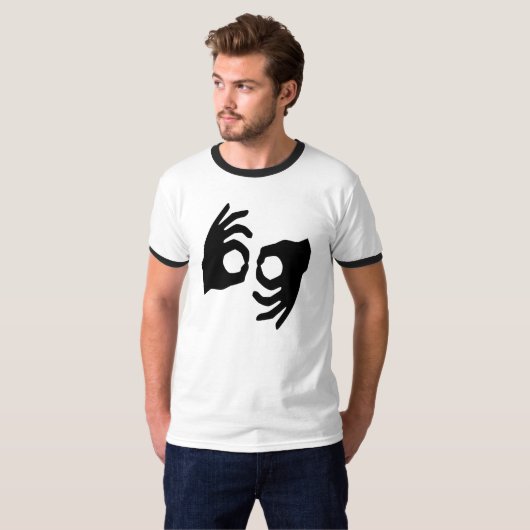 Gebärdensprache T-Shirt (Vorne ganz)