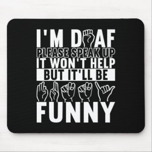 Gebärdensprache - Taubenbewusstsein 10 Mousepad