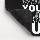 Gebärdensprache - Taubenbewusstsein 16 Mousepad (Ecke)