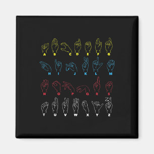 Gebärdensprachlehrer Amerikanische Gebärdensprache Magnet