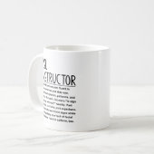 Gebärdensprachlehrer Kaffeetasse (Vorderseite Links)