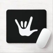 Gebärdensprachliche Liebe als tiefes Bewusstsein Mousepad (Mit Mouse)