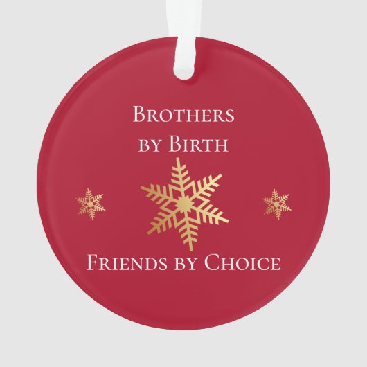 Gebärende |Red|Foto Frohe Weihnachten Ornament (Rückseite)