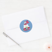 Gebärgeschenke Runder Aufkleber (Umschlag)