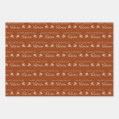 Gebärmutterblättern für die Blumenbedeckung Geschenkpapier Set (Vorderseite 3)