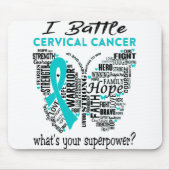 Gebärmutterhalskrebs-Aufklärungsmonat Mousepad (Vorne)