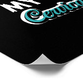 Gebärmutterhalskrebs, den ich für meine Mama Aquam Poster (Ecke)