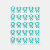 Gebärmutterhalskrebs Fleecedecke (Vorderseite)