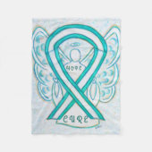 Gebärmutterhalskrebs Fleecedecke (Vorderseite)