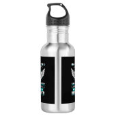 Gebärmutterhalskrebs Frauen Edelstahlflasche (Rückseite)