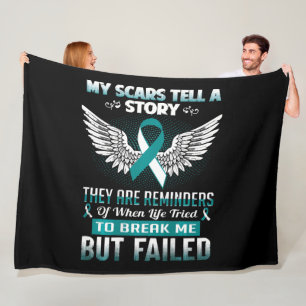 Gebärmutterhalskrebs Frauen Fleecedecke