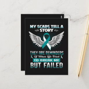 Gebärmutterhalskrebs Frauen Postkarte