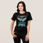Gebärmutterhalskrebs Frauen Tri-Blend Shirt (Vorderseite voll)