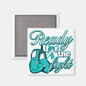 Gebärmutterhalskrebs-Handschuhe bereit für den Kam Magnet (Vorderseite/Rückseite)