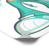 Gebärmutterhalskrebs mit falschem Mädchen Poster (Ecke)