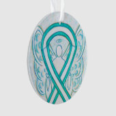 Gebärmutterhalskrebs Ornament (Vorderseite)