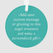 Gebärmutterhalskrebs Ornament (Rückseite)