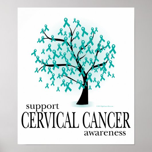 Gebärmutterhalskrebs Poster (Vorne)