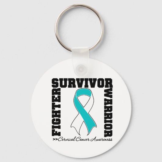 Gebärmutterhalskrebs Schlüsselanhänger (Vorderseite)