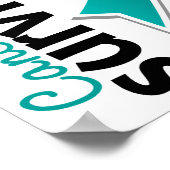 Gebärmutterhalskrebs-Survivor 19 Poster (Ecke)