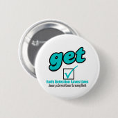 Gebärmutterhalskrebs überprüfen button (Vorne & Hinten)