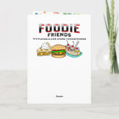 Gebärmutterhalskuchen Personalisiert Karte (Rückseite)