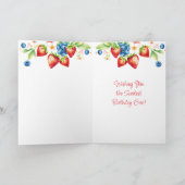 Gebärmutterhalskuchen Personalisiert Karte (Innenseite)